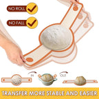HOTEC Silicone Bread Sling for Dutch Oven - 2 Pack Non-Stick Baking Mat with Long Handle Easy to Transfer Sourdough Bread, Reusable Heat Resistant to 500°F/260°C Dutch Oven Liners Baking Supplies