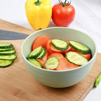 Unbreakable Wheat Straw Cereal Bowls Set of 4, 24 OZ Microwave and Dishwasher Safe Lightweight Soup and Salad Bowl Sets, Reusable Dessert Bowls for Rice, Pasta, Snack, Fruit, BPA Free (Green)