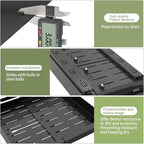 2 Pack Pull Out Cabinet Organizers Expandable (11.6''-17.5''), Plastic Slide Out Drawers for Kitchen, Bathroom, Pantry, Under Sink Storage, Pull Out Drawers Fixed with Adhesive Nano Film (Black)