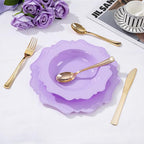 COLOSUS 60 Pack Lavender Purple Plastic Bowls, 12 oz Disposable Soup Bowls, Premium Plastic Dessert Bowls,Heavy-duty Salad Bowl for Party, Wedding, Dinner and Catering