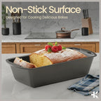 Bakken- Swiss Loaf Pan Set 4-Piece - Deluxe Nonstick Carbon Steel Bakeware for Perfect Bread and Cakes – Dishwasher Safe, Premium Pans for Home Baking