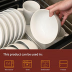 WishDeco Cereal Bowls Set of 4, White Soup Bowls 20 oz, Ceramic Breakfast Bowl 6 Inch, Kitchen Bowl for Salad, Pasta, Ramen, Oatmeal, Noodle, Rice, Microwave and Dishwasher Safe