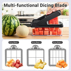 15-in-1 Vegetable Chopper, Kitchen Gadgets with 10 Blades, Veggie, Food, Onion Chopper, Cucumber Slicer, Versatile Mandoline, Includes Egg Separator & Finger Guard, Gray