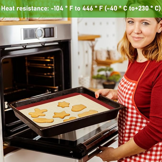 4 Pack Reusable Silicone Baking Mat for Ninja ST100 and ST101 Foodi 2-in-1 Flip Toaster (9.5"L x 5.5"W)