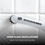 SonicScrubber Household Cleaning Brush Power Scrubber - Electric Spin Scrubber Brush for Home, Kitchen & Bathroom - Grout Cleaner & Removes Mould (Washing-Up System Spin Brush)