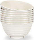 【NOT CERAMIC】60 Oz Big Salad Bowl Soup Bowl , Large Bowls for Eating Microwave and Dishwasher Safe BPA-Free Eco-Friendly Deep Cereal Bowls for Cereal, Salad, Ramen,Soup, Mixing [Set of 8]