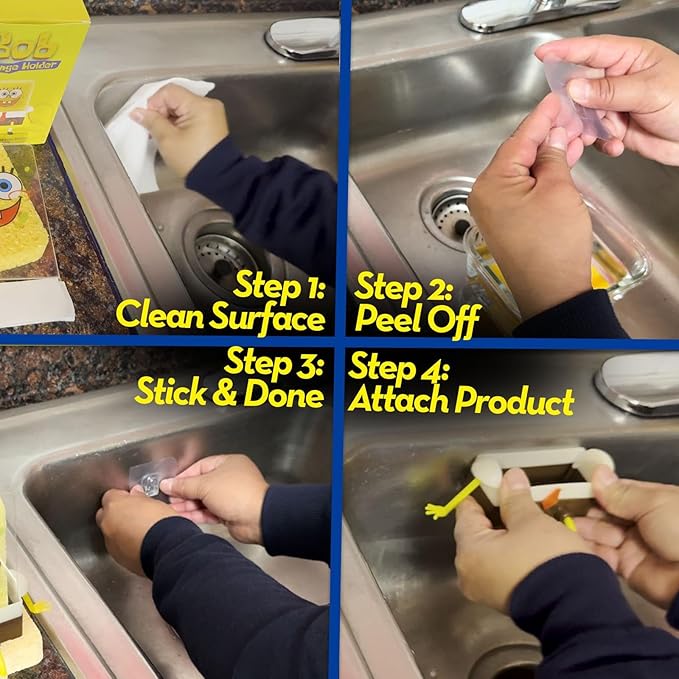 Sponge Holder, Kitchen Cute Sink Draining, Sponge Holder Cartoon Cleaning