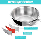 5.1-Inch Mini Egg Pan Stainless Steel Mini Sauce Pan Omelet Frying Pan with Spout for Home Kitchen Restaurant
