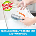 Scotch-Brite Soap Control Dishwand Brush Refills, Non-Scratch Scrub Brush Heads, Durable & Odor-Resistant, 6 Count (12 Total Refills)