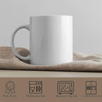 TANGLONG Sublimation Mugs 15 oz, Sublimation Blanks, Bulk Coffee Mugs,White Cups for Coffee,Latte, Soup, Milk, Hot Cocoa Set of 12