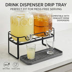 Silicone Organizer Tray, Soap and Sponge Holder for Kitchen Sink, Bathroom - Storage Tray for Dish Brush, Soap Dispenser, Dishwashing Accessories-(Gray 1 Pack, 12"x4.7")