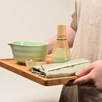 Authentic Japanese Matcha Ceremony Set - 17oz Traditional Chawan Bowl with Bamboo Whisk (Chasen), Scoop & Stand - Complete Starter Kit for Beginners, Christmas Thanksgiving Gift Idea
