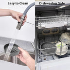 Sponge Holder for Scrub Daddy with Suction Cups and Drain Spout Kitchen Sink Caddy Organizer, Soap Dishes Holder Accessories Rack, Dishwasher Safe - 4.7"x4.7", Dark Gray