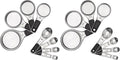 OXO Good Grips Stainless Steel Measuring Cups and Spoons 8-Piece Set,4 Cups and 4 Spoons,(Pack of 2)