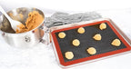 Silicone Baking Mat Nonstick Food Safe Tray Pan Liners Perfect Bakeware for Making Cookies, Macarons, Bread and Pastry (14x22"/ 2 Pack)