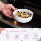 Miicol White Cereal Bowls 20 oz, Ceramic Soup Bowls Set of 4, Breakfast Bowl 6 inch, Kitchen Bowl for Pasta, Salad, Ramen, Oatmeal, Microwave and Dishwasher Safe