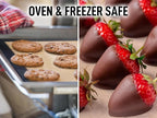 Zulay Kitchen Silicone Baking Mat Sheet 3-Pack (3 sizes) - Reusable Silicone Baking Sheet - Easy & Convenient Nonstick Baking Supplies - Silicone Mats for Baking - Baking Mat For Oven - (Dark Gray)