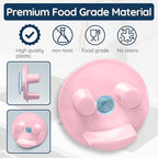 BeraTek Smiley Face Sponge Holder for Kitchen Sink - Stop Soggy Sponges, In Sink Sponge Holder with Suction Cup - Sponge Caddy Fits Most Happy Face Sponges - Pink, 1 Pack