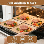 360 Count 6"x 6" Heavy Duty Patty Paper Sheets for Separating Patty, No-Stick & No-Leak Unbleached Parchment Paper Squares, Pre-cut Burger Patty Paper for Oven, Air Fryer, Microwave