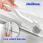 Holikme 6 Pack Dish Brush with Handle Kitchen Cleaning Brush Set for Pot, Pan, Kitchen Sink (Green)