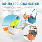 Sophie & Panda Silicone Sponge Holder for Kitchen Sink Bags Set of 2 - Easy to Use Soap Holder No Installation Needed Kitchen Sink Caddy - Kitchen Sink Organizer Set of 2 Green and Orange