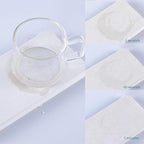 NiuYichee 2 Pcs Water Absorbing Stone Trays, Kitchen/Bathroom Sink Soap Dish, Diatomite Tray Used for Hand Soap & Cosmetic Bottles in The Modern Home, 3.15" W x 11.8" L, White