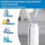 Aunmaon Automatic Soap Dispenser Touchless, Modern, Kitchen & Bathroom, Hands-Free, Adjustable Volume, Long Battery Life, Compatible with Thick & Thin Soap, Easy for Toddlers, Clog-Free, White