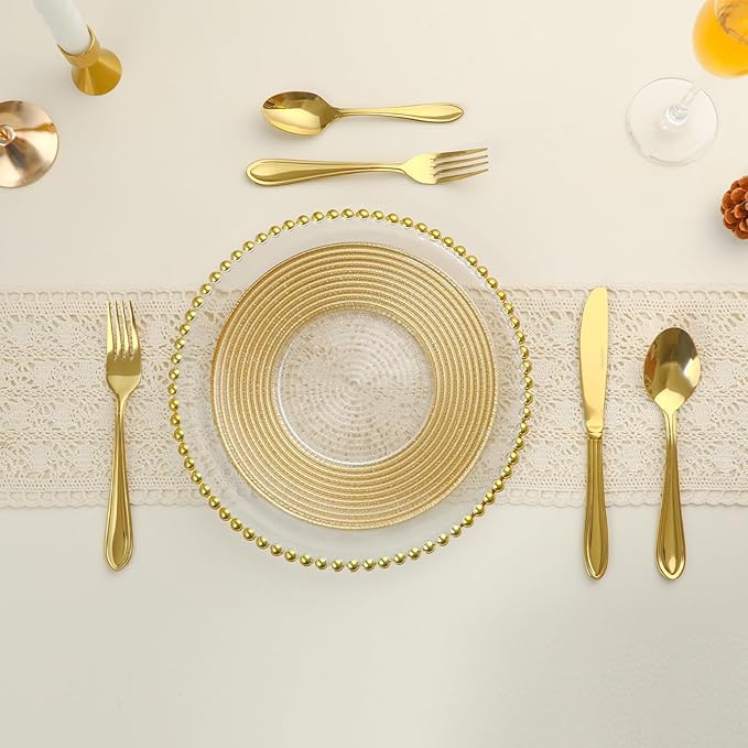 Gold Silverware Set, 60 Piece Flatware Cutlery Set for 12,18/0 Stainless Steel Utensils,Mirror Polished Modern Tableware for Home & Kitchen Dining Wedding, Party