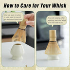 Clay&Fire Matcha Whisk Set, Ceramic Matcha Set, Matcha Bowl with Spout and Whisk,9 pcs Matcha Tea Kit for Matcha Lovers, Ideal Gift Christmas, Birthday（Beige）