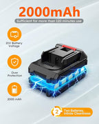 Cordless Electric Spin Scrubber with Smart Display, 1500RPM Powerful Cleaning, 4000mAh Rechargeable Battery, 7 Replaceable Brushes – Ideal for Bathtub, Tile, Floor & Shower