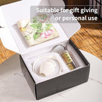 Matcha Set, 8-Piece Ceramic Matcha Bowl & Whisk Kit with Mushroom Pattern, Traditional Japanese Chawan, Bamboo Chasen, Scoop & Sifter, Gift for Tea Lovers, Zen Tea Ceremony Accessories (white)