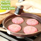 TECHEF - Egg Pan Nonstick, Aluminium Plett Pan, 4 Egg Frying Pan for Perfect Breakfast Eggs, Pancakes, Hamburgers & More, Non Toxic PFOA-Free, Easy to Clean, Made in Korea (No Induction)
