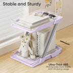3 Pack Bathroom Organizers and Storage - Multi-Purpose,2-Tier Clear Pull Out Organization for Bathroom,Under Sink,Kitchen,Vanity,Countertop,Cabinet,Pantry & Medicine Cabinet,Pink