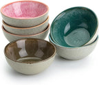Brew To A Tea BTaT- Ceramic Dipping Bowls, 3.5 oz, 3.5 Inches, Soy Sauce Dish Ceramic, Small Serving Bowls for Side Dishes, Condiment, Sauces & Nuts, Chip-Resistant Dishwasher & Microwave Safe