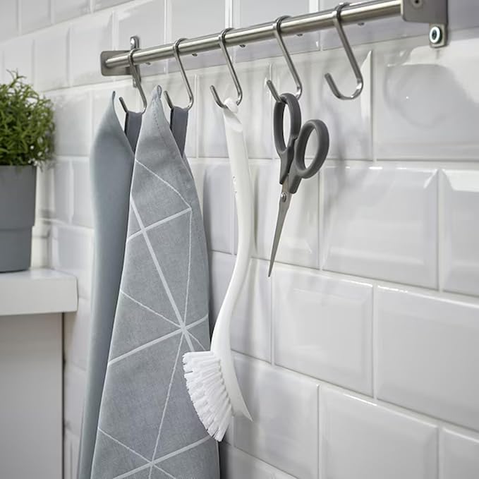 Ikea Easily Handable White Dish-Washing Brush (Pack of 2)