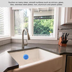 Sponge Holder for Kitchen Sink, Suction Cup In-Sink Sponge Caddy Organizer, Dishwasher Safe, 1 Pack (Sponges Not Included)
