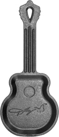 Lodge 4.5 Inch Dolly Parton Mini Rockstar Cast Iron Guitar Skillet - Hand Wash Only Collector’s Piece - Cast Iron Skillet for Single Serve or Decorative Use
