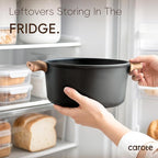 CAROTE Nonstick Soup Pot With Lid, 4.5Qt Non Stick StockPot Large Cooking Pot with Lid, Titanium - containing Soup Pot, Induction Compatible, PFOA/PFOS Free