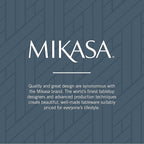 Mikasa Oliver Satin Flatware Set for 12, 65 Piece 18/10 Stainless Steel Silverware with Stylish Satin Finish and Serving Utensils, Durable Dinnerware Service