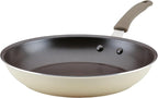 Rachael Ray Cook + Create Nonstick Frying Pan/Skillet, 12.5 Inch - Almond