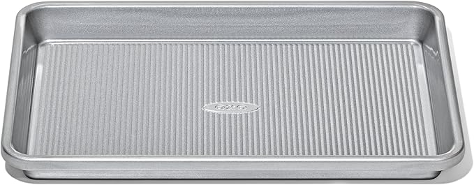 OXO Good Grips Non-Stick Pro Clear Coated Metal Bakeware Quarter Sheet Pan, Baking Sheet