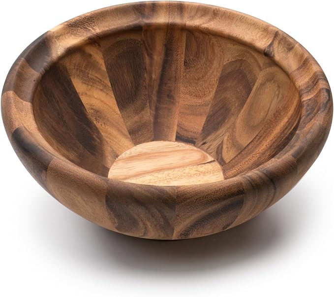 Ironwood Gourmet Acacia Wood Large Salinas Fruit and Salad Bowl