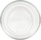 Pyrex 7202 1-Cup Glass Bowl & 7202-PC Dark Blue Lid (4-Pack) - Made in USA