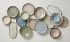 Oneida 897202 Organic Shades 12-Piece Dinnerware Set, Service For 4, Unique Color May Vary, Clay