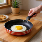 Mini Nonstick Frying Pan 6.3 Inch (16 cm) – Small Egg Omelet Pan for One Person, Compact Non Stick Skillet, Lightweight Easy Clean Kitchen Pan