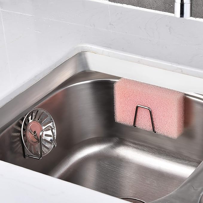 Sponge Holder, 2 Pack Sponge Holder for Kitchen Sink, Good Ventilation Performance to Keep The Sponge Dry.
