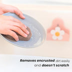 Vigar Florganic Daisy Sponge Holder for Kitchen Sink with Suction Cup and Sponge, Sink Caddy, Kitchen Organizers and Storage for Kitchen Sinks, Pink