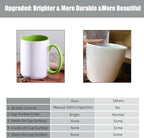 Sublimation Mugs 15 oz Set of 12 Bulk Coffee Mugs with Box Sublimation Blanks Tazas Para Sublimar Coffee Cups 6 White and 6 Black