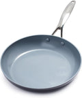 GreenPan Valencia Pro Hard Anodized Healthy Ceramic Nonstick 10" Frying Pan Skillet, PFAS-Free, Induction, Dishwasher Safe, Oven Safe, Gray