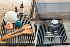 Ahyuan Roll up Dish Drying Rack Over The Sink Kitchen Roll up Sink Drying Rack Portable Dish Drainer Foldable Dish Drying Rack (Black, 20.5''X14'')